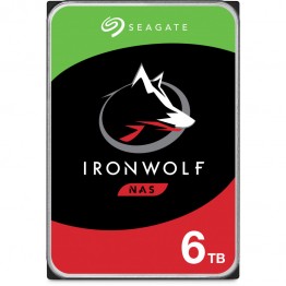 Hard disk Seagate IronWolf, 6 TB, 256 MB Buffer, Recomandat NAS